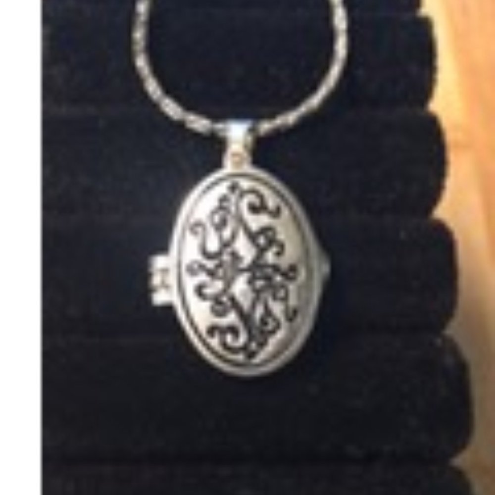 Silver  tone locket